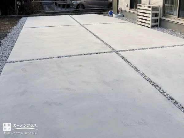 車の出し入れや移動がしやすくなる土間コンクリート舗装工事