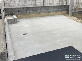 化粧ブロックで整った印象の土留めを施工[施工後]