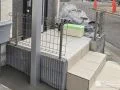 既存のフェンスとデザインを合わせたメッシュフェンス
