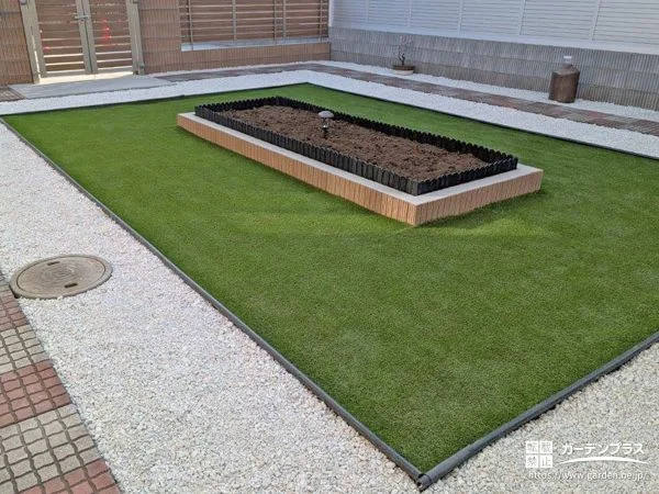 愛犬がのびのびと遊べるお庭