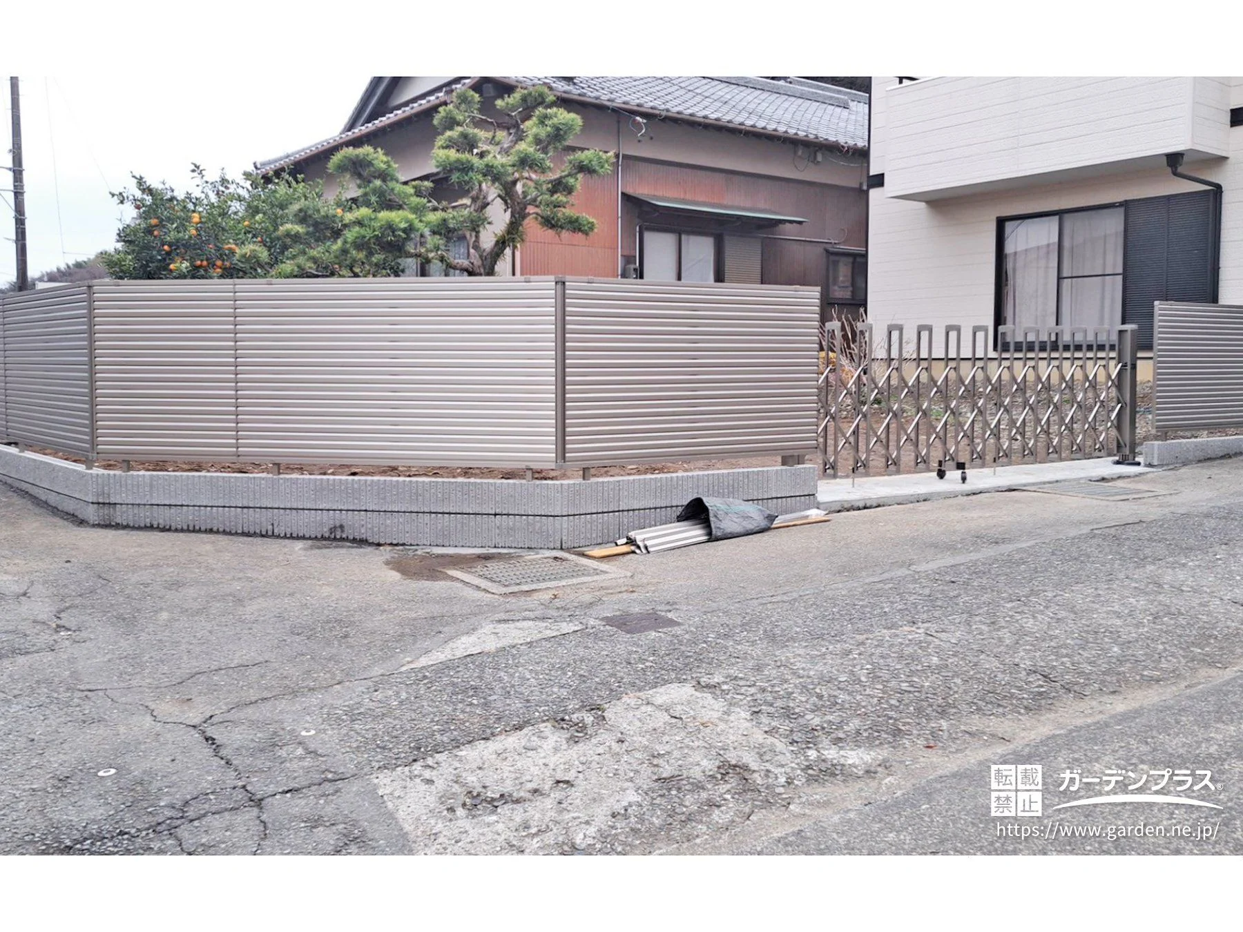 静岡県の外構施工例一覧（三協アルミ・化粧ブロック・目隠しフェンス 