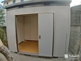 一年中モノを入れっぱなしでも安心の断熱物置[施工後]