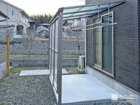 天候を気にせずに洗濯物干しをできる快適な家事空間を作った工事