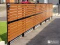 スタイリッシュなデザインでプライベート性を高めたフェンス工事