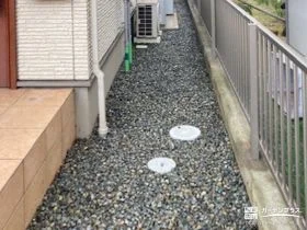 犬走りに雑草対策を施しローメンテナンス化したリフォーム工事