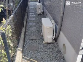 きれいが続くローメンテナンスな犬走り[施工後]