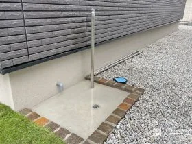 お庭横の立水栓