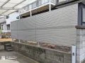しっかりとした高さの目隠しフェンス