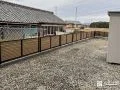 ナチュラルモダンな目隠しフェンスでおしゃれにお庭を囲った工事