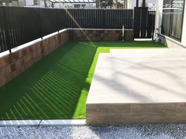 安心感とあそび心を両立した、家族のための庭づくり