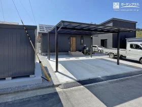 上質さと心地よさを兼ね備えたスタイリッシュナチュラルな新築外構