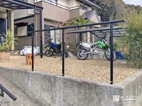 転落防止に役立つシンプルな手すり[施工後]