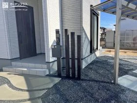 門柱まわりにもうひと工夫[施工後]