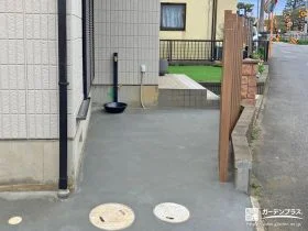 土間コンクリート打設で雑草対策もバッチリ[施工後]