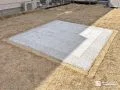 天然芝とインターロッキングテラスで魅力的なお庭を演出した工事