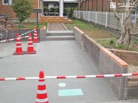 車の出し入れがスムーズな駐車スペースの拡張工事