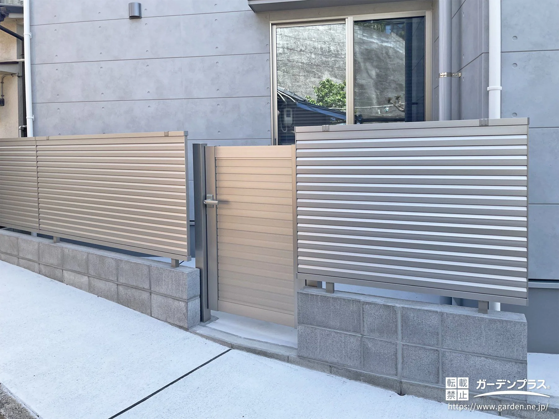 外構施工例一覧（コンクリートブロック・門柱・工事費用50万円まで） |画像表示| 外構工事のガーデンプラス