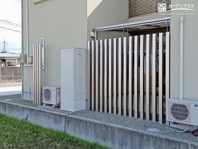 目線をやさしく遮って、家時間がもっと心地よくなる庭へ[施工後]