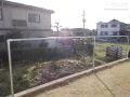 単管パイプで叶えた、外でも気軽に干せる快適スペース