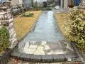 凸凹ができていた玄関アプローチを補修して歩きやすくした工事