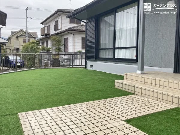 雑草に悩まない庭へリフォーム工事