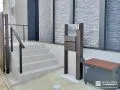 統一感のあるダークカラーでスタイリッシュに仕上げた外構工事