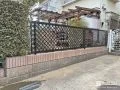 生垣を撤去してお手入れの楽なフェンスに取り替えた敷地境界工事