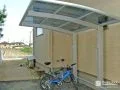 自転車を雨風から守るサイクルポート