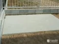 物置の土台として土間コンクリートを打設