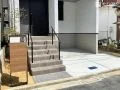 メンテナンス性の高いナチュラルモダンな新築外構