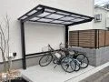 屋根付きで快適な駐輪スペース