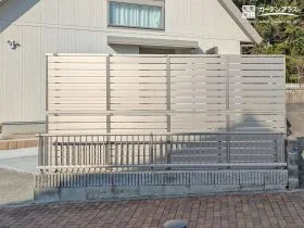 2.4mでしっかり守る、目隠しフェンス[施工後]