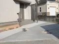 土間のアクセントが映える、すっきり上品なリフォーム外構