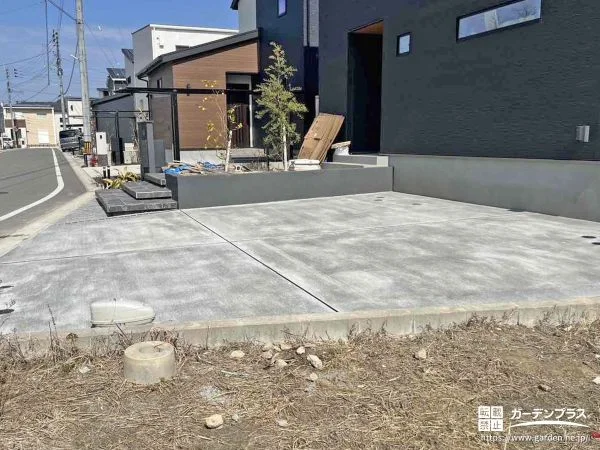 凸凹がなく掃除をする際もスムーズな土間コンクリート打設工事