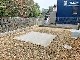 家族で楽しむBBQテラス付きのお庭へリフォーム工事