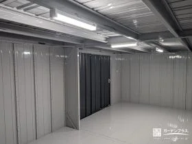 作業もしやすい、明るく快適な物置空間に[施工後]