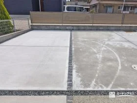既存部分と自然につながる駐車スペースの拡張工事[施工後]