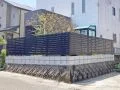 お住まいによくマッチするスタイリッシュなフェンス設置工事