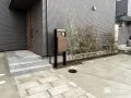 木調×植栽のやさしい門まわり