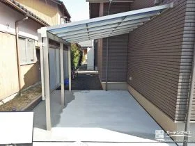 暮らしにフィットする、ゆとりある駐輪スペース[施工後]