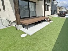緑の広がる明るいお庭[施工後]