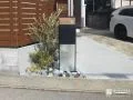 限られたスペースでも機能とデザインを集約させた門周り