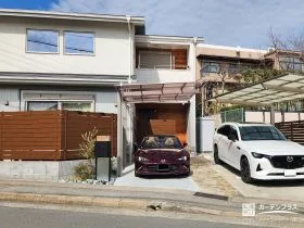 もう1台停めたいに応える、魅せる駐車スペース拡張工事