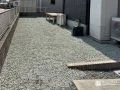 雑草の悩みを軽減しお子様にも安心なお庭周りに整備した工事