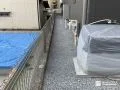 圧迫感なく敷地を明確化するメッシュフェンス