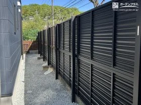 しっかり隠して、しっかり映える目隠しフェンス[施工後]