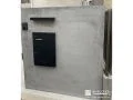 モルタル仕上げで上品な印象の機能門柱