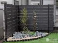 リビングの目隠し。ロックガーデンで魅せるお庭工事
