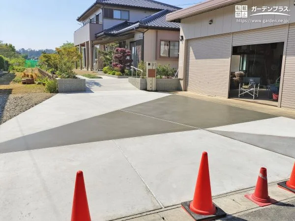 段差のストレスを感じさせない土間コンクリート舗装工事