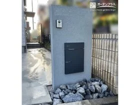 モダンな門柱デザイン[施工後]